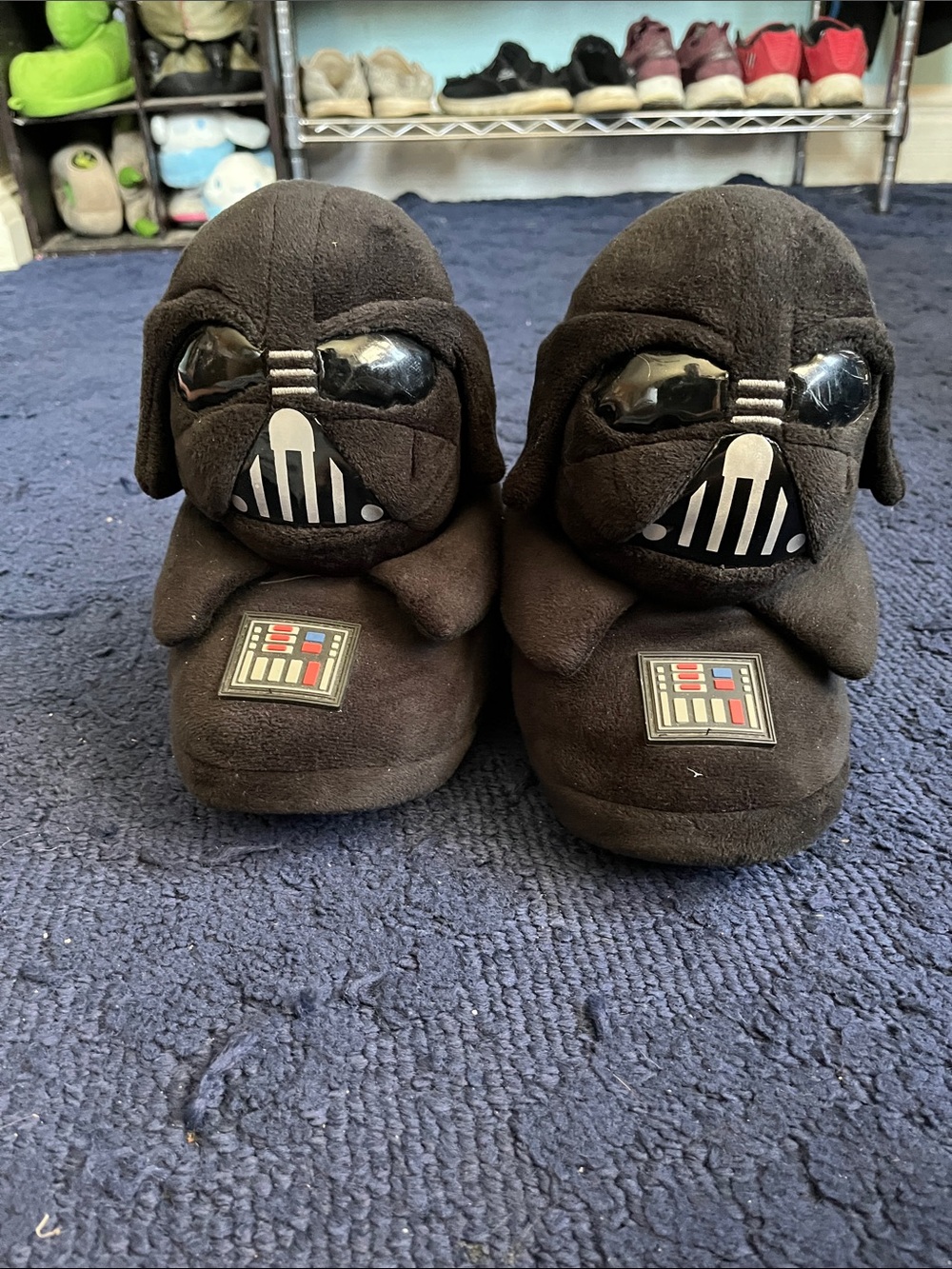Star Wars Darth Vader Plush Men’s Slippers - Black